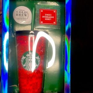 A Starbucks coffee cup